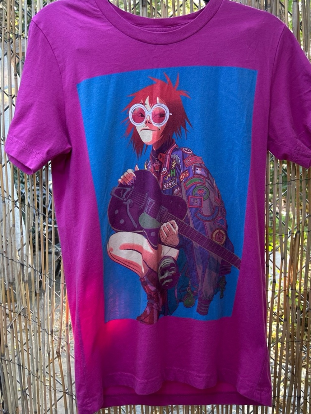 Women’s Gorillaz Concert Official Tour Merch Noodle Graphic T-Shirt